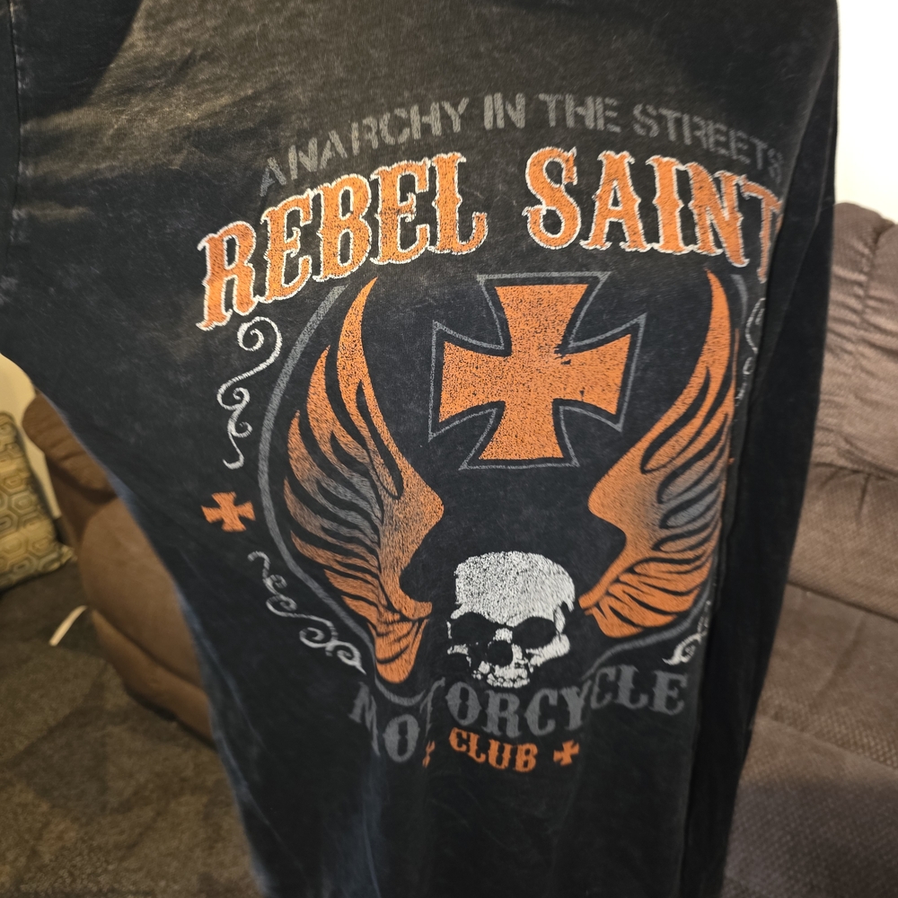 Rebels Black and Orange Long Sleeve Tee - Picture 2 of 6